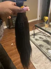 Microlinks-extensiones de cabello brasileño Afro para mujeres negras, cabello virgen 100%, con punta recta, a granel, EverBeauty