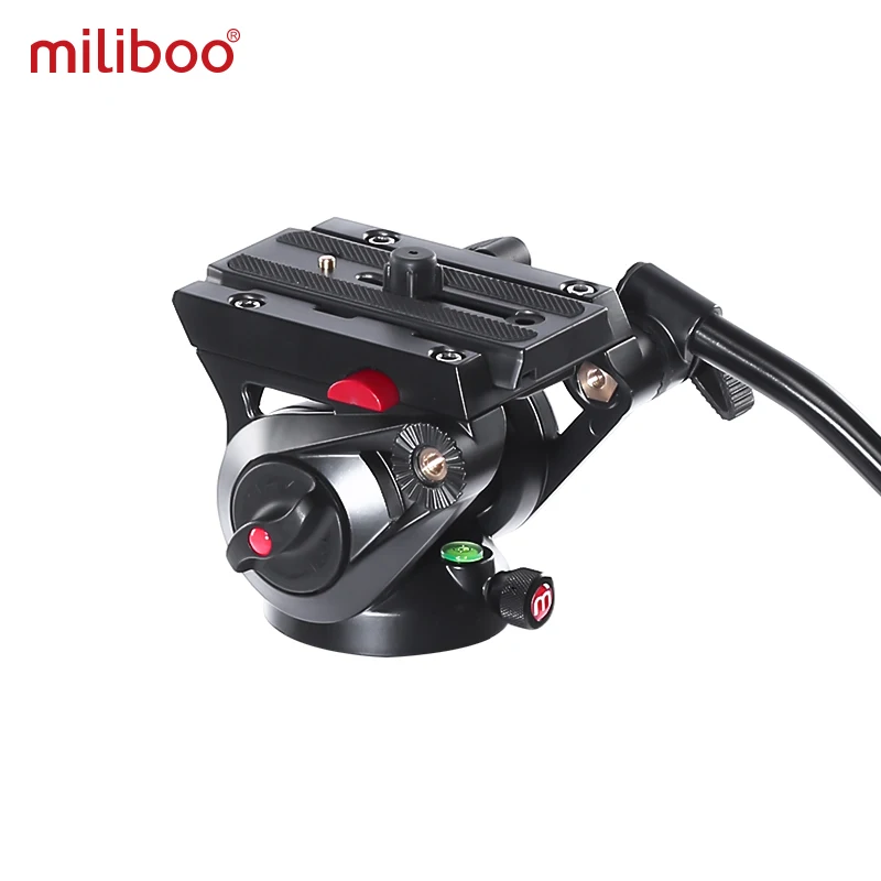 Miliboo MTT705Ⅱ камера монопод для видео с жидкой тяговой головкой профессиональная камера подставка для DSLR, видеокамера 10 кг нагрузка Быстрая - Цвет: Fluid head only