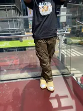 Cargo-Pants Pocket Joggers Leisure-Trousers Wide-Leg Military Army Tactical Baggy Plus-Size