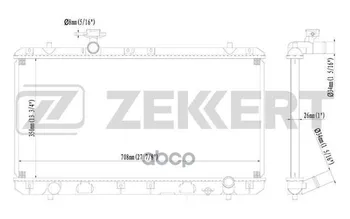 

Radiator OHL. DV. Suzuki Liana (er) 01-zekkert art. mk-1223