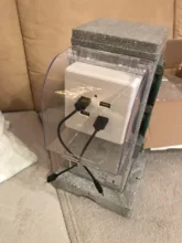 Box-Panel Protection-Box Wall-Socket Glue-Paste-Type Heightened Waterproof Simple-Installation