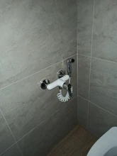 Faucet Toilet-Cleaner-Set Bidet-Sprayer Shower White Wall-Mounted Accoona A3167G