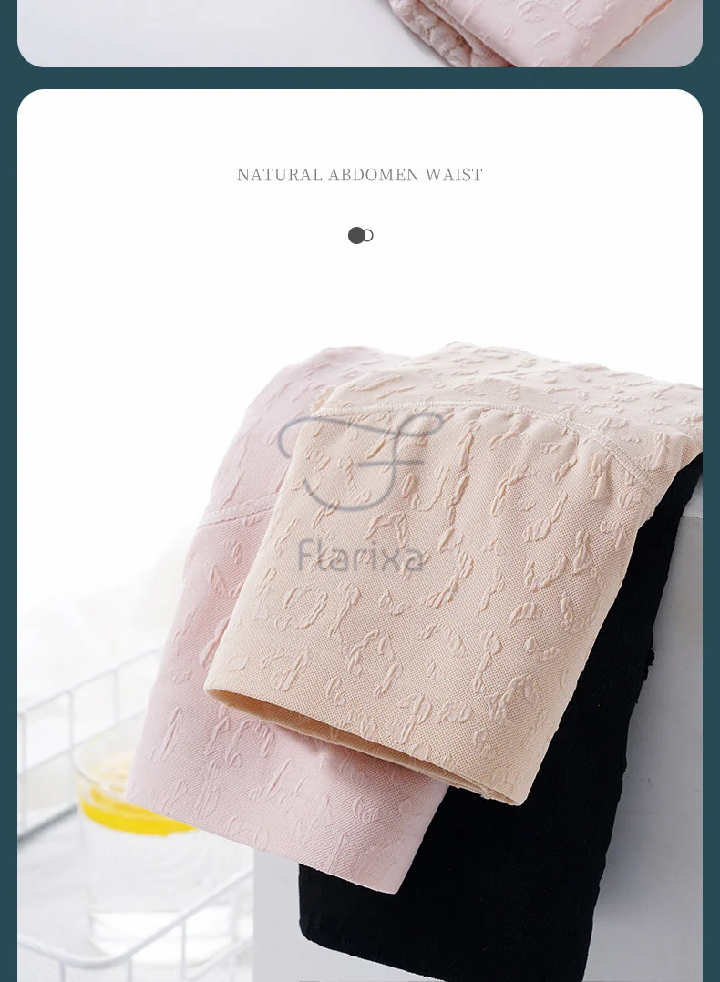 Culotte Taille Haute En Soie Glacée 3D Gainante Pour Femme (C, M