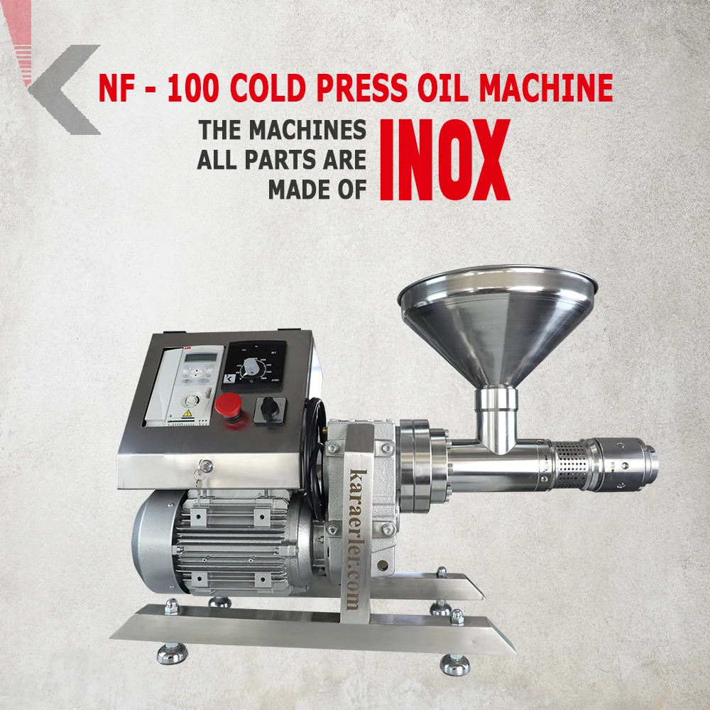 

SESAME, COCONUT, ALMOND COLD PRESS OIL MACHINE INOX
