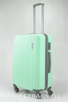 

Suitcase medium ABS KK vert stripes mint SF oz