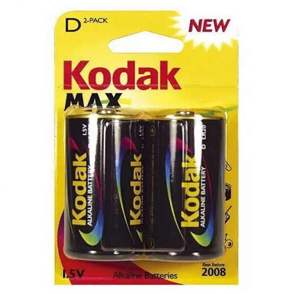 Щелочная батарея Kodak LR20 1,5 V(2 шт