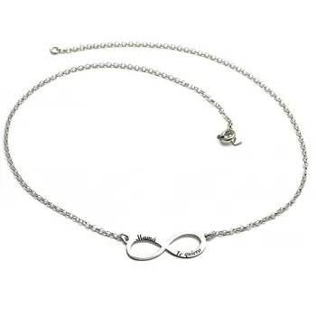 

Choker 925 Sterling silver m I love MOMMY infinity 41cm. Closure reasa woman