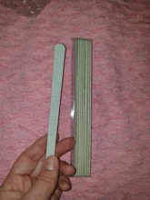 10 Uds. De limas de madera para uñas, 100/180 180/240 grises, bloque de amortiguación, limas profesionales para manicura y pedicura, herramientas de pulido