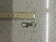 20 piezas de broche de pinza giratoria para llaveros, broche de pinza giratoria de oro, plata y bronce, llavero, accesorios de anillo de tecla dividida, cierres para fabricación de llaveros de 32mm