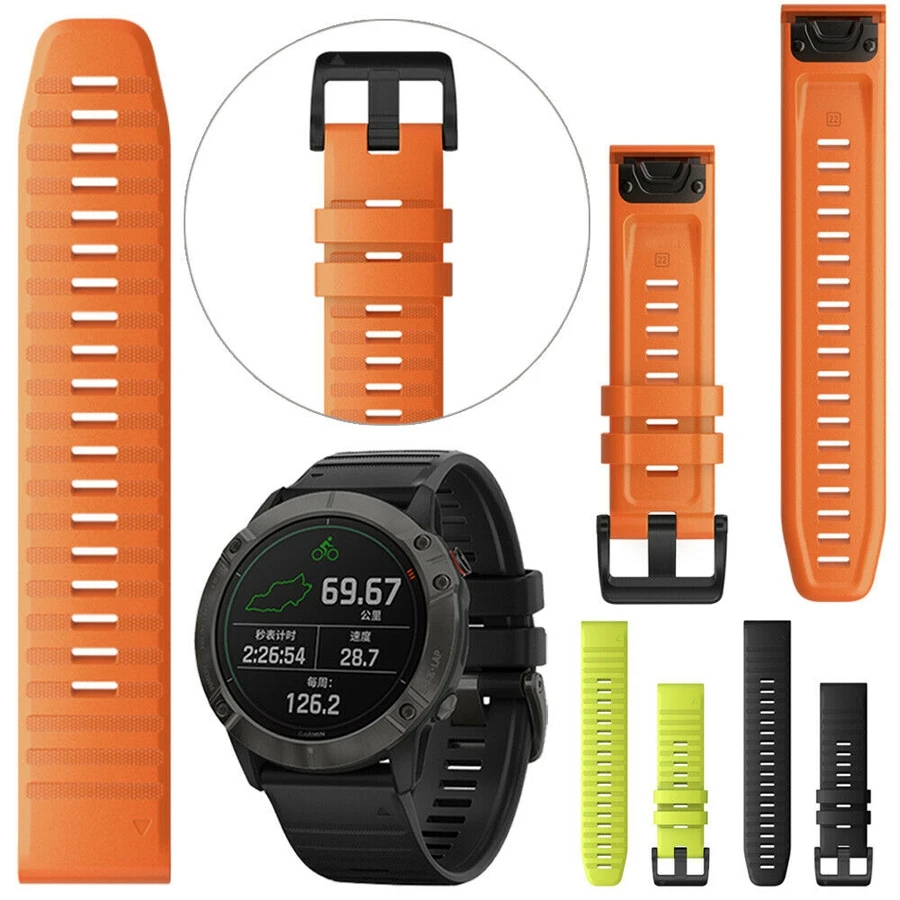 Hombre NotoCity 26 Mm Correa De Repuesto Para Garmin Fenix 6X /6X