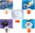 GIGA Pump 2 3-in-1 Портативный Мини-Электрический Инфлятор USB Зарядка Открытый Воздушный Насос Надувной Матрас Лодка Вакуумный Насос Кемпинг Latern