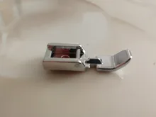 Prensatelas eléctricas multifuncionales para el hogar, prensatelas para cremalleras de acero inoxidable, plateadas, 3x1x0,5 cm, piezas de repuesto para máquina de coser