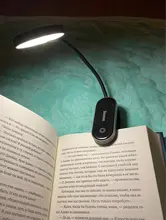 Baseus Book Light USB Led Rechargeable Mini Clip-On Desk Lamp Light Flexible Nightlight