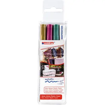 

Glossy lacquer marker, 3 colors in the set, blister assorted