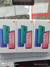 Xiaomi Redmi 9-teléfono móvil con 3GB RAM, 32GB rom, cámara cuádruple de 13,0mp, procesador Helio G80, Octa Core, batería de 5020mAh, pantalla FHD de 6,53 pulgadas