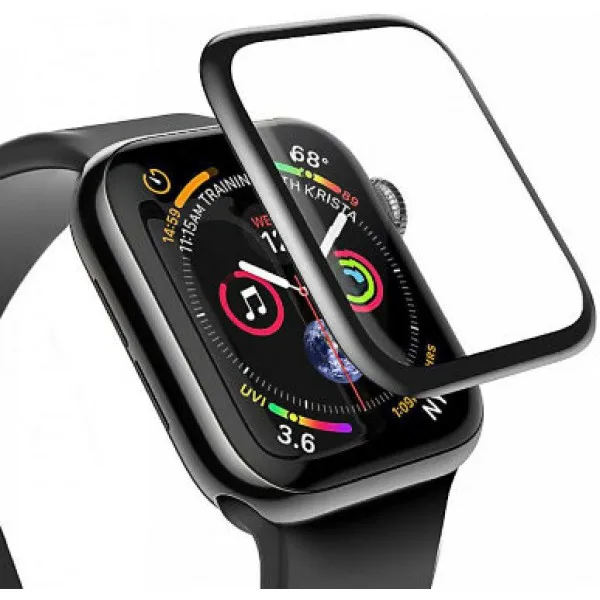 Защитное стекло Baseus 0.3mm Full-screen Curved Tempered Film 44MM for AP Watch 4 SGAPWA4-B01(Черный