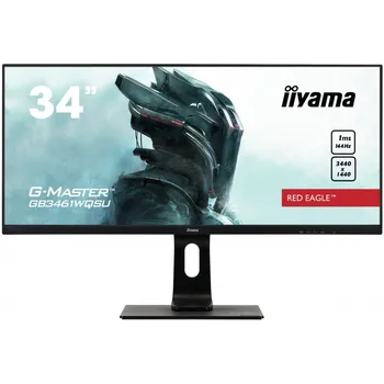

Iiyama G-MASTER GB3461WQSU-B1 PC screen 86,4 cm (34 ") 3440x1440 pixels UWQHD LED Black