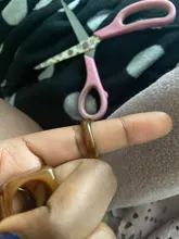 HUANZHI-Conjunto de anillos redondos de resina acrílica para mujer, colorido, Diamante de imitación cuadrado geométrico, regalo de viaje, 2021