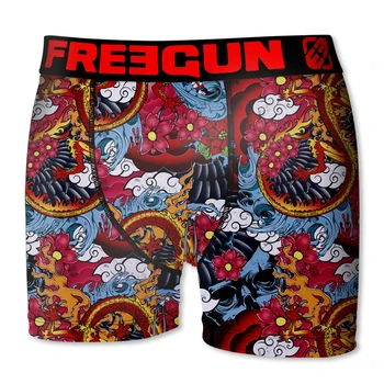 

FREEGUN boxer shorts printed in variety of microfiber colors