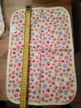 30*45cm algodón bebé viaje a casa impermeable alfombra de orina cubierta de cambio de eructo