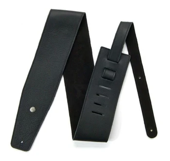 

Bmf10bk guitar strap, black, leather, width 3.5 ", Dunlop