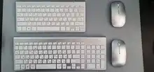 Ratón y teclado inalámbrico de caracteres hebreos de Israel, combo de Mini teclado y ratón portátil de 2,4G para Windows, Mac y Android