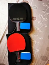 Lemuria-raqueta de tenis de mesa profesional, fibra de carbono, doble cara, granos de goma, esponja de 2,15 MM, mango FL o CS, palo de Ping Pong