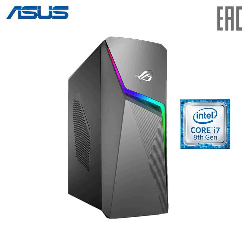 ПК Asus ROG GL10CS RU002T i7 8700/2666 16G/1TB+256G SSD/NV GTX1050/2GD5/WiFi/BT/Win10 (90PD02S1 M02550) gaming|Настольные ПК| |