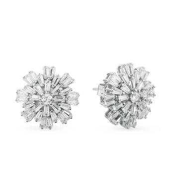 

Silver earrings with cubic zirconia sunlight sample 925