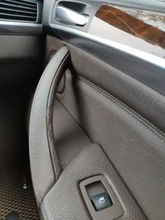 Gris Beige negro coche derecho Interior puerta reposabrazos manejar Panel interno cubierta embellecedora de tirar para BMW E70 E71 X5 X6