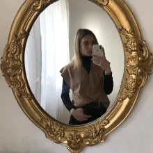 FSDA-suéter tejido tipo Chaleco con escote en V para mujer, Jersey informal de color caqui sin mangas, Jersey gris para otoño e invierno, 2020