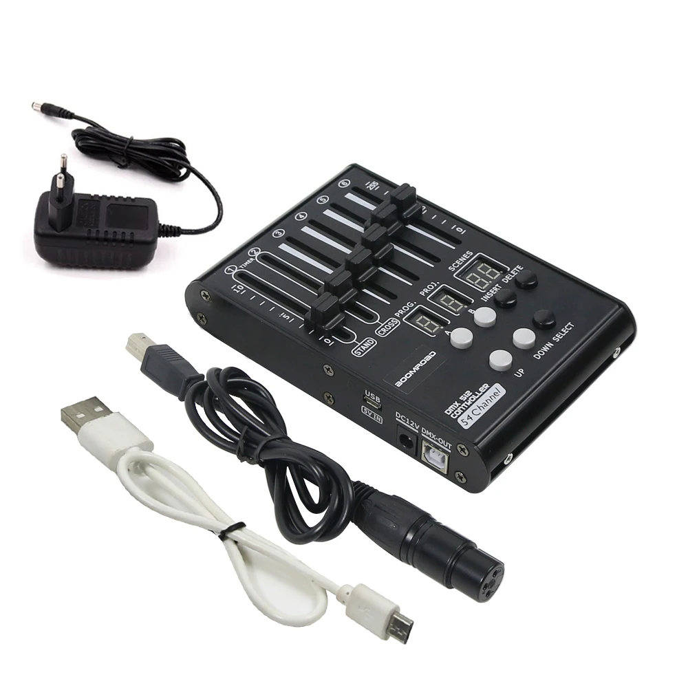 Mini Stage Lighting Effect DJ Controller Disco Light Dmx Controller Led Stage Light 54ch DJ Console Powered By Power Bank disco light led stage light dmx controller