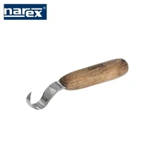 Spoon cutter right, small, NAREX Veiner Carving knife for spoon making for making spoons, troughs, balls, dimples in the wood