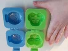 Boiled Egg Mold Cute Cartoon 3D Egg Ring Mould Bento Maker Cutter Decorating Egg Tool