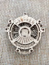 Rompecabezas de madera en 3D para niños, juegos de ensamblaje de modelos, juguetes, globo aerostático, avión y calendario perpetuo único