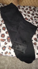 Skinny Jeans Trousers Pencil-Pants High-Waist Winter Plus-Size Women 6XL Velvet Stretch Denim