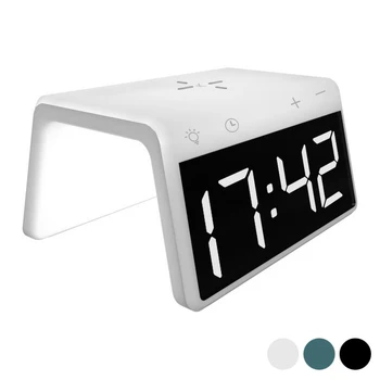 

Alarm Clock with Wireless Charger Qi 10W