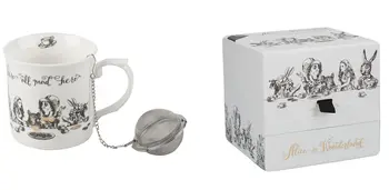

Alice in Wonderland mug with sieve 300 ml