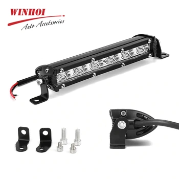 

12V 6" 18W Car Work Light Bar Combo LED DRL Daytime Running Light Spotlight Offroad Light Fog Lamp 4X4 4WD for ATV UTV Boat