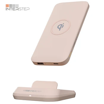 

External Battery interstep 10DQI with docking station and wireless charging