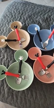 Wheat Tableware Dinnerware-Set Dishes Training-Bowl-Plate Feeding Baby Children Cartoon