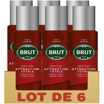 

BRUT Lot of 6 Homme Deodorant Outright Attraction Spray Effectiveness-200ml