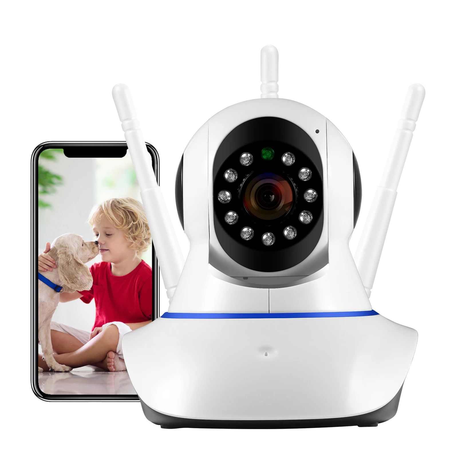 YOOSEE 1080P WiFi с RJ45 IP смарт-камерой внутренняя камера безопасности для дома