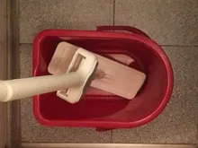 Magic Squeeze-fregona plana para el hogar, fregona de microfibra Manos libres, limpieza de suelo, con fregona para escurrir paños de trapo