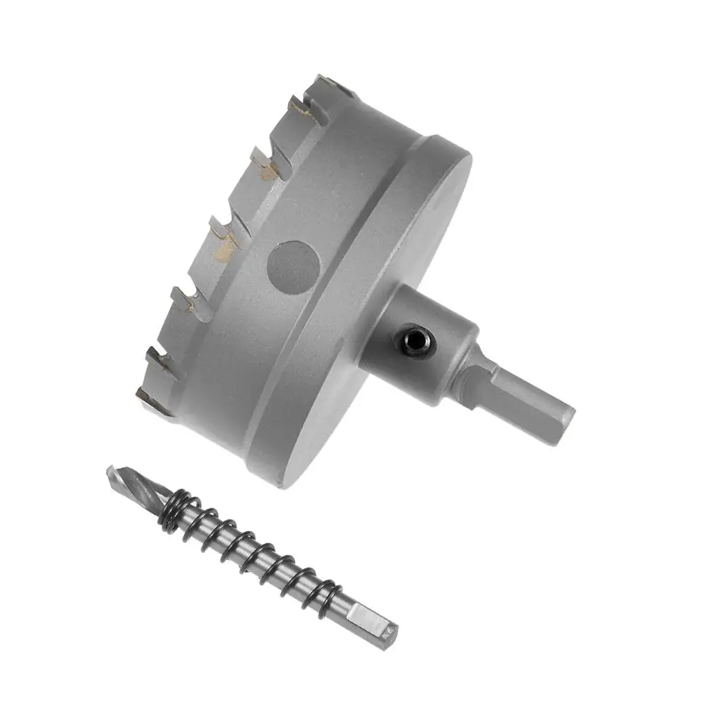 

uxcell 1pcs Carbide Hole Saw Cutter Drill Bit 51mm 58mm 63mm 75mm 80mm Metal Drilling Hand Woodwork Cutting Carpentry Crowns