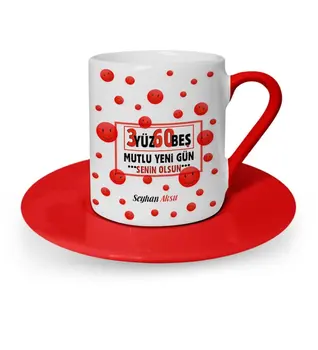 

Personalized 365 Happy New Day Red Turkish coffee Cup-1