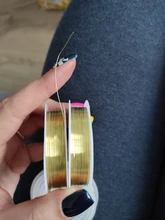 Venta al por mayor 0,3/0,4/0,5/0,6/0,7/0,8/1,0mm Latón dorado de cables de cobre cordón cable para la fabricación de la joyería de cobre colores