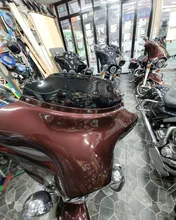 De 8 colores 6 /8 Ciclo del parabrisas carenado de la cubierta del parabrisas del Harley Touring Electra Street Glide FLHX bicicleta 96-13