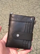 Cards Wallet Chain-Bag Multi-Functional Leather Bifold RFID Slim Designer Purse-Coin-Pouch