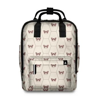 

Women's backpack 3D Westworld logo pattern